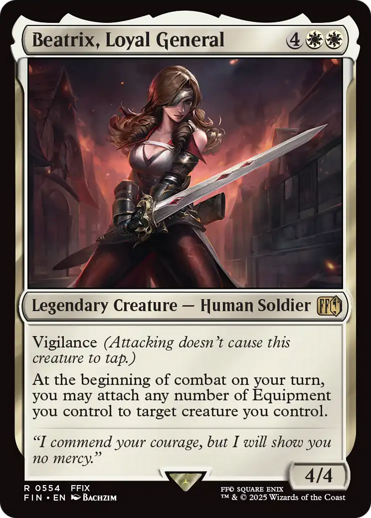 Beatrix, Loyal General (FIN-554) - FINAL FANTASY - Poke-Collect