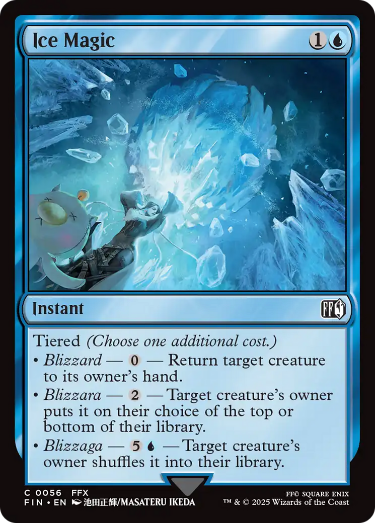 Ice Magic (FIN-056) - FINAL FANTASY Foil - Poke-Collect