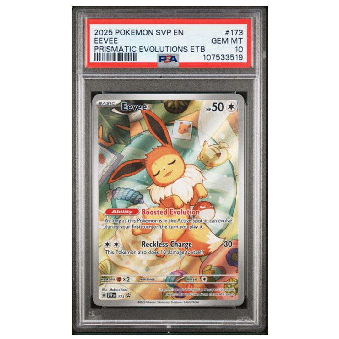 original eevee pokemon card Eevee IR Promo #173 PSA 10