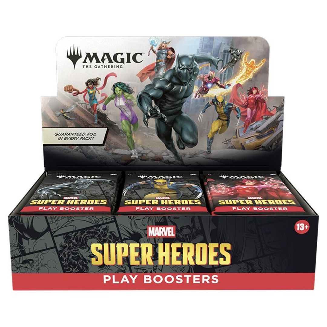 Magic the Gathering Marvel Super Heroes Play Boosters (30 Boosters Per Display)