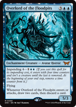 Overlord of the Floodpits (PPDSK-068) - Duskmourn: House of Horror Promos: (enchantment) Foil - Poke-Collect