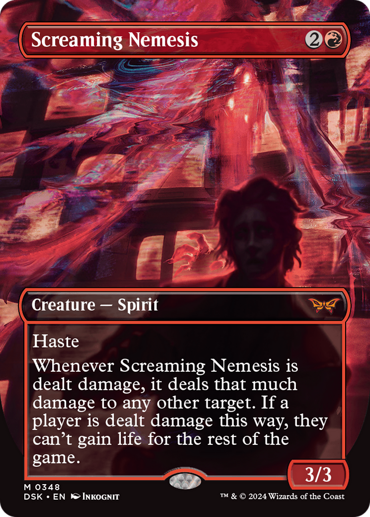 Screaming Nemesis (DSK-348) - Duskmourn: House of Horror (Borderless) - Poke-Collect