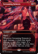 Screaming Nemesis (DSK-348) - Duskmourn: House of Horror (Borderless) Foil - Poke-Collect