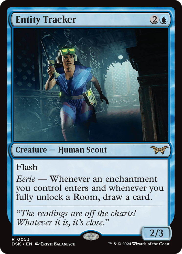 Entity Tracker (DSK-053) - Duskmourn: House of Horror Foil - Poke-Collect