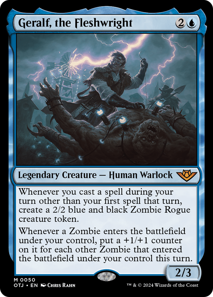 Geralf, the Fleshwright (OTJ-050) - Outlaws of Thunder Junction Foil - Poke-Collect