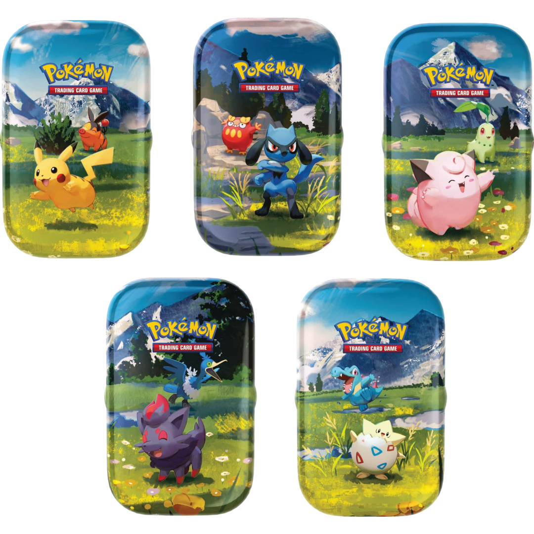 pokemon card tin set Mega Evolution: Ascended Heroes Mini Tin (Set of 5)