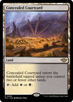 Concealed Courtyard (OTJ-268) - Outlaws of Thunder Junction Foil - Poke-Collect