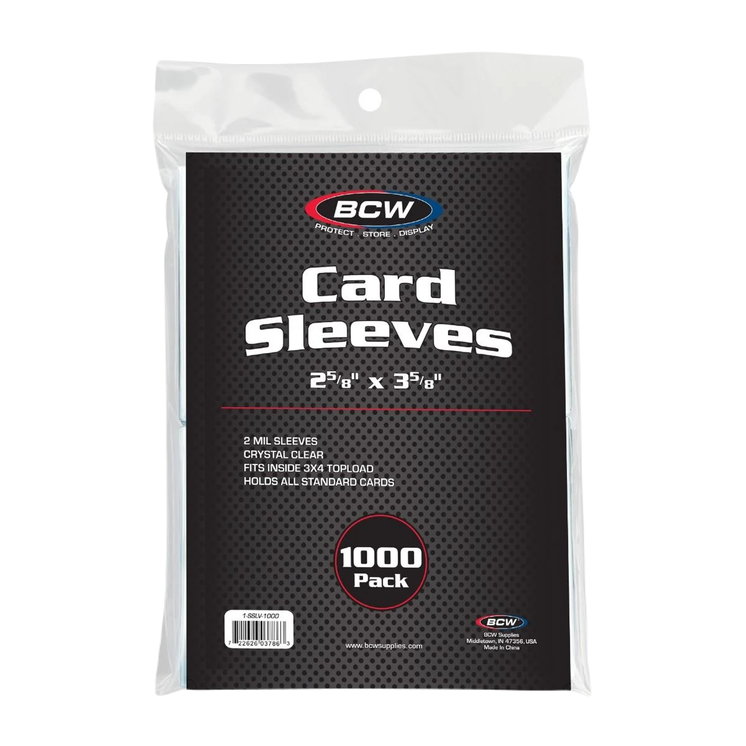 1000 BCW Standard Card Sleeves - Poke-Collect