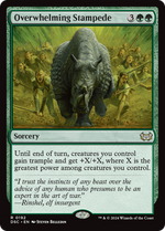 Overwhelming Stampede (DSC-192) - Duskmourn: House of Horror Commander - Poke-Collect
