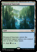 Botanical Sanctum (OTJ-267) - Outlaws of Thunder Junction Foil - Poke-Collect
