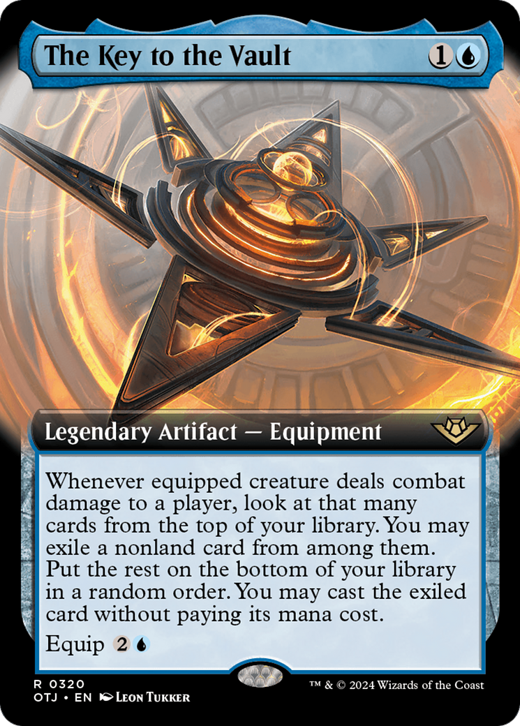 The Key to the Vault (OTJ-320) - Outlaws of Thunder Junction: (Extended Art) Foil - Poke-Collect