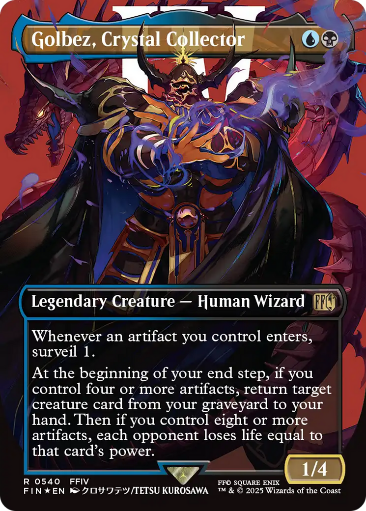 Golbez, Crystal Collector (FIN-540) - FINAL FANTASY (Borderless) Foil - Poke-Collect