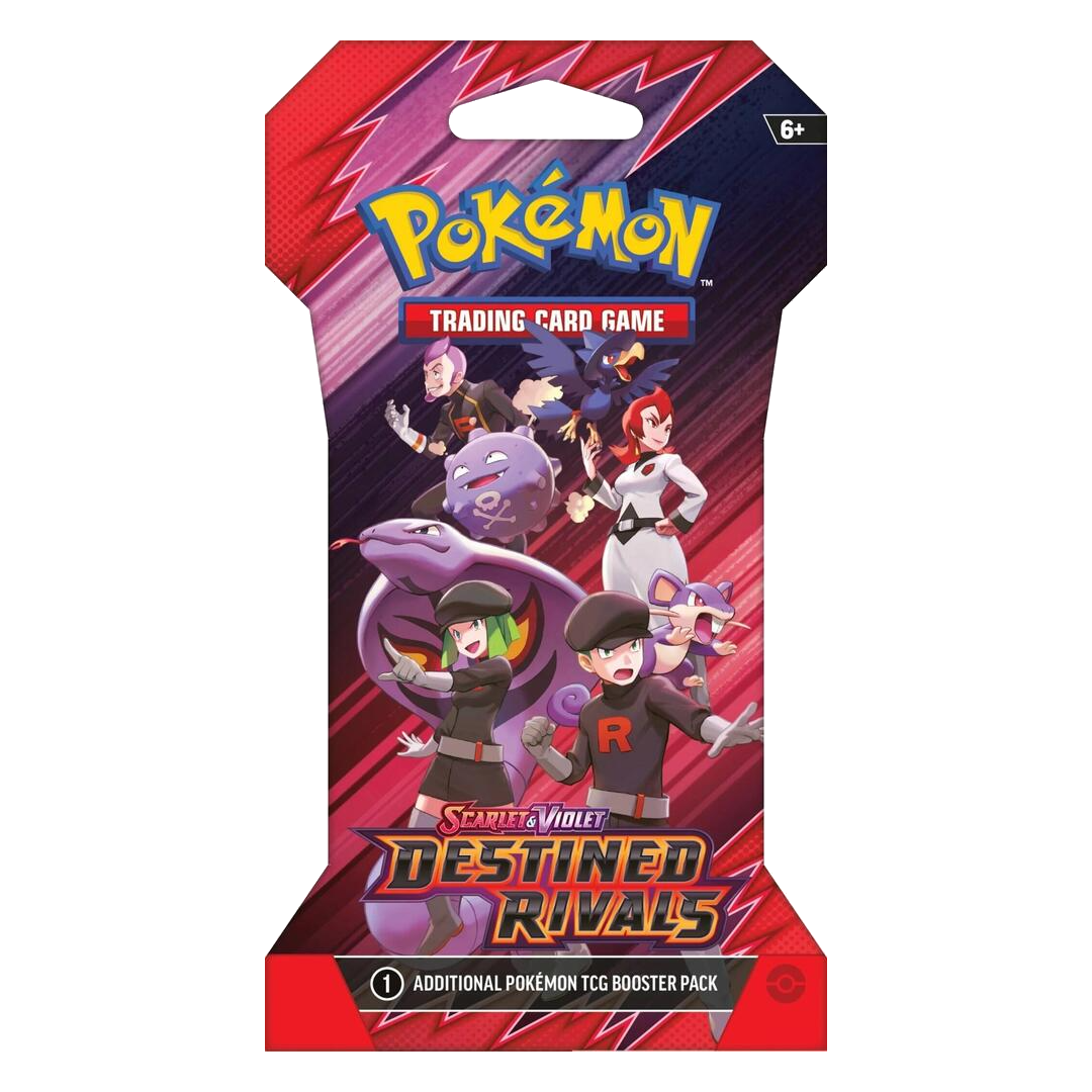 Scarlet & Violet: Destined Rivals Sleeved Booster Pack (Random Art) Scarlet & Violet: Destined Rivals Sleeved Booster Pack (Random Art)