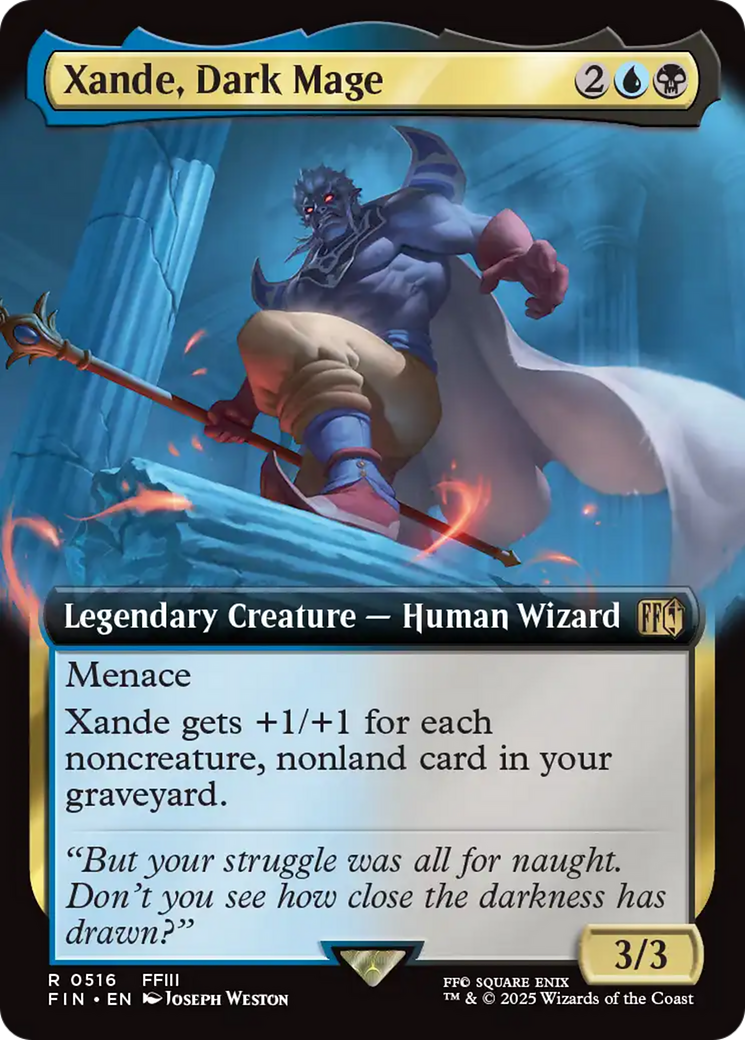 Xande, Dark Mage (FIN-516) - FINAL FANTASY: (Extended Art) - Poke-Collect