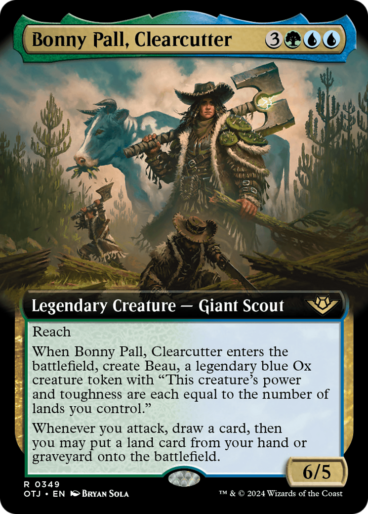 Bonny Pall, Clearcutter (OTJ-349) - Outlaws of Thunder Junction: (Extended Art) - Poke-Collect