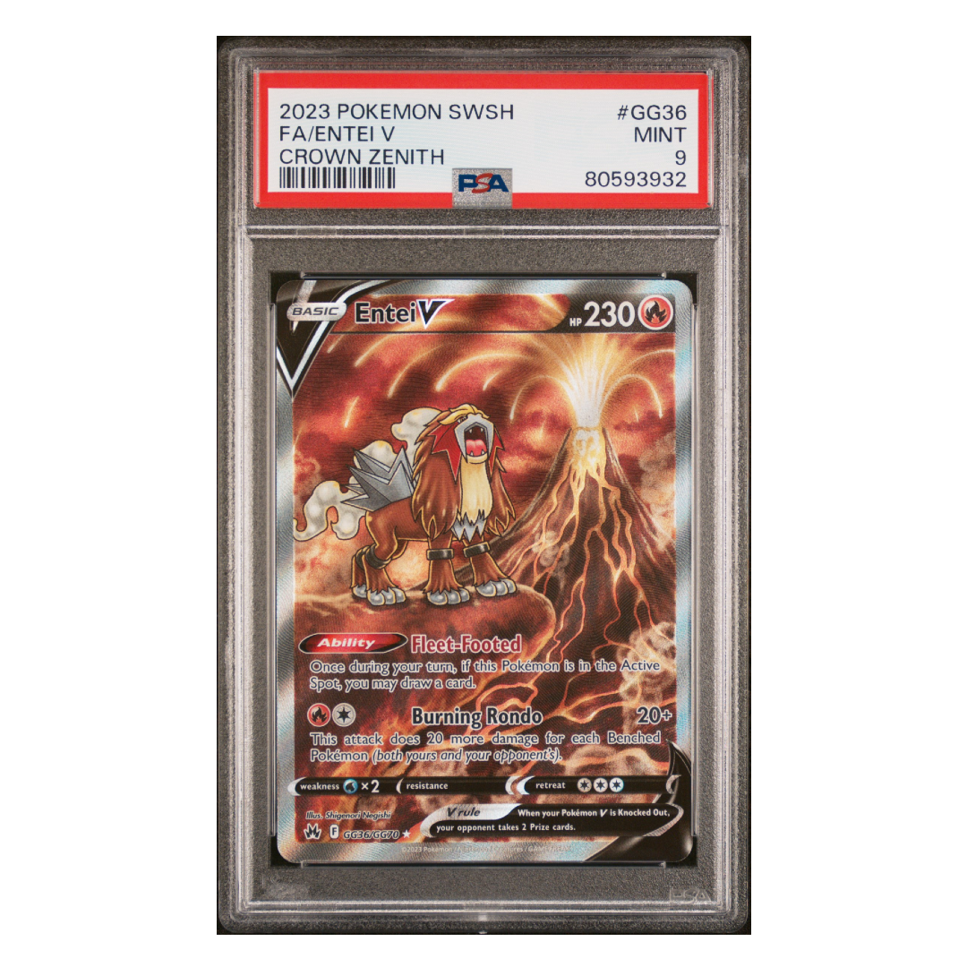 Entei V Crown Zenigh #GG36 PSA 9 Entei V Crown Zenigh #GG36 PSA 9