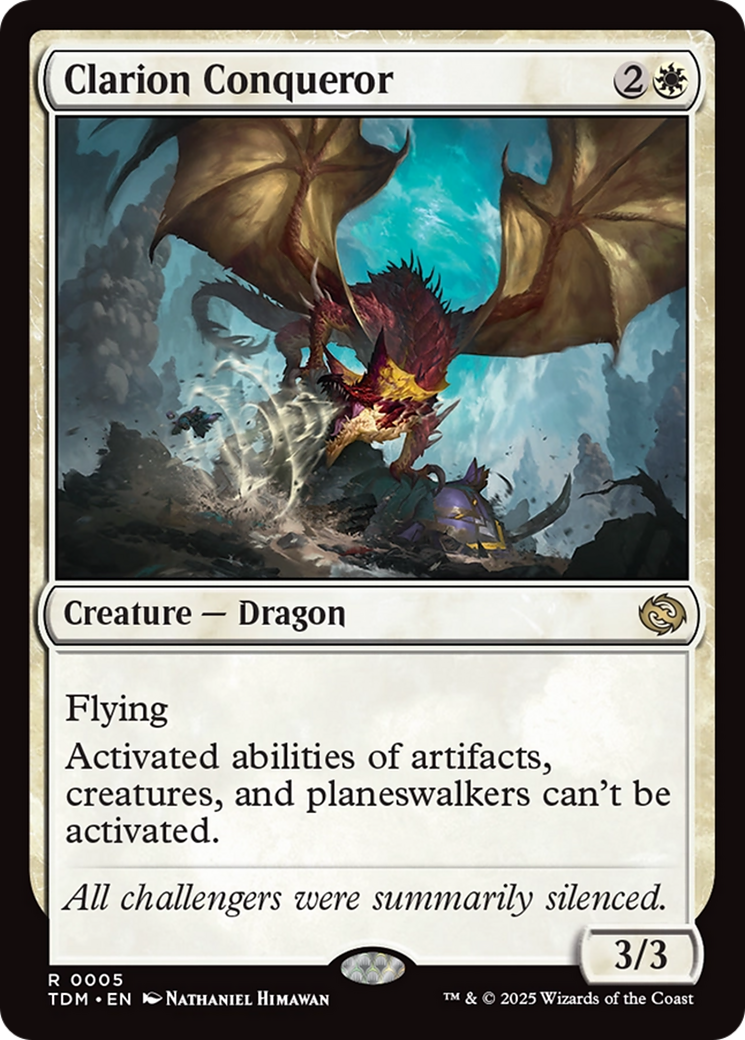 Clarion Conqueror (TDM-005) - Tarkir: Dragonstorm - Poke-Collect