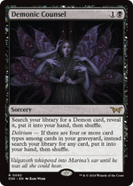 Demonic Counsel (DSK-092) - Duskmourn: House of Horror Foil - Poke-Collect