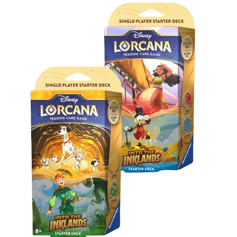 Disney Lorcana: Into the Inklands Starter Deck (Set of 2) - Poke-Collect