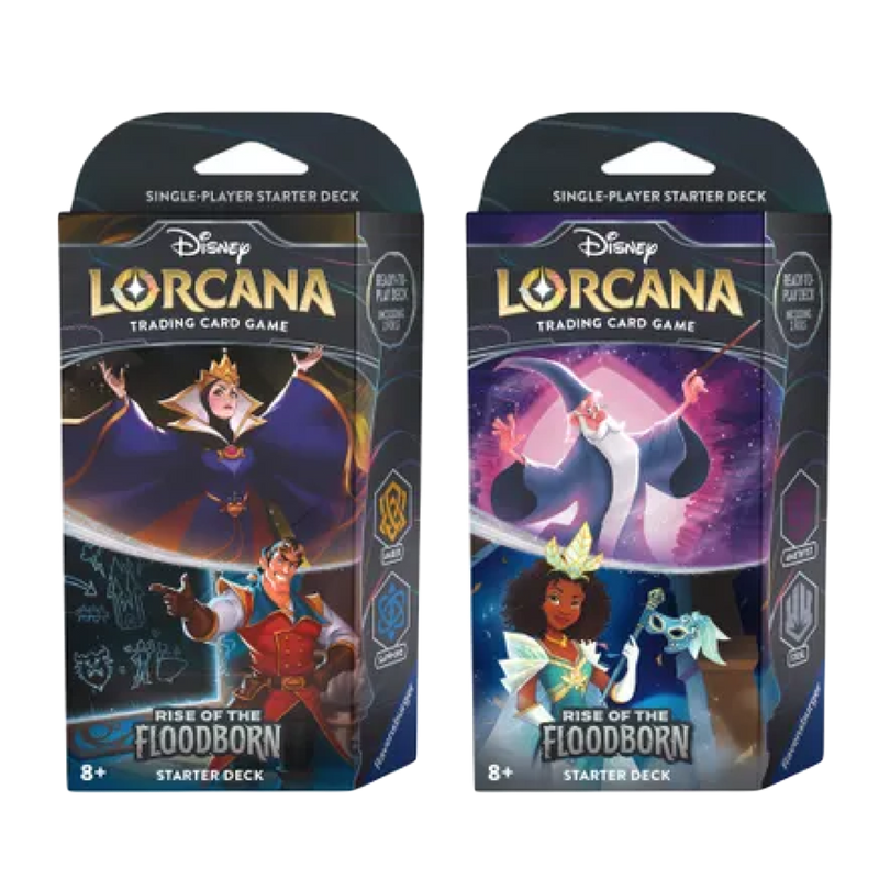 Disney Lorcana: Rise of the Floodborn Starter Deck (Set of 2) - Poke-Collect