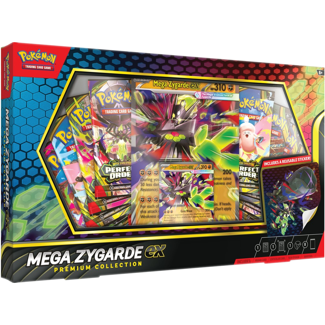 Pokemon Mega Zygarde Ex Premium Collection Box (French)