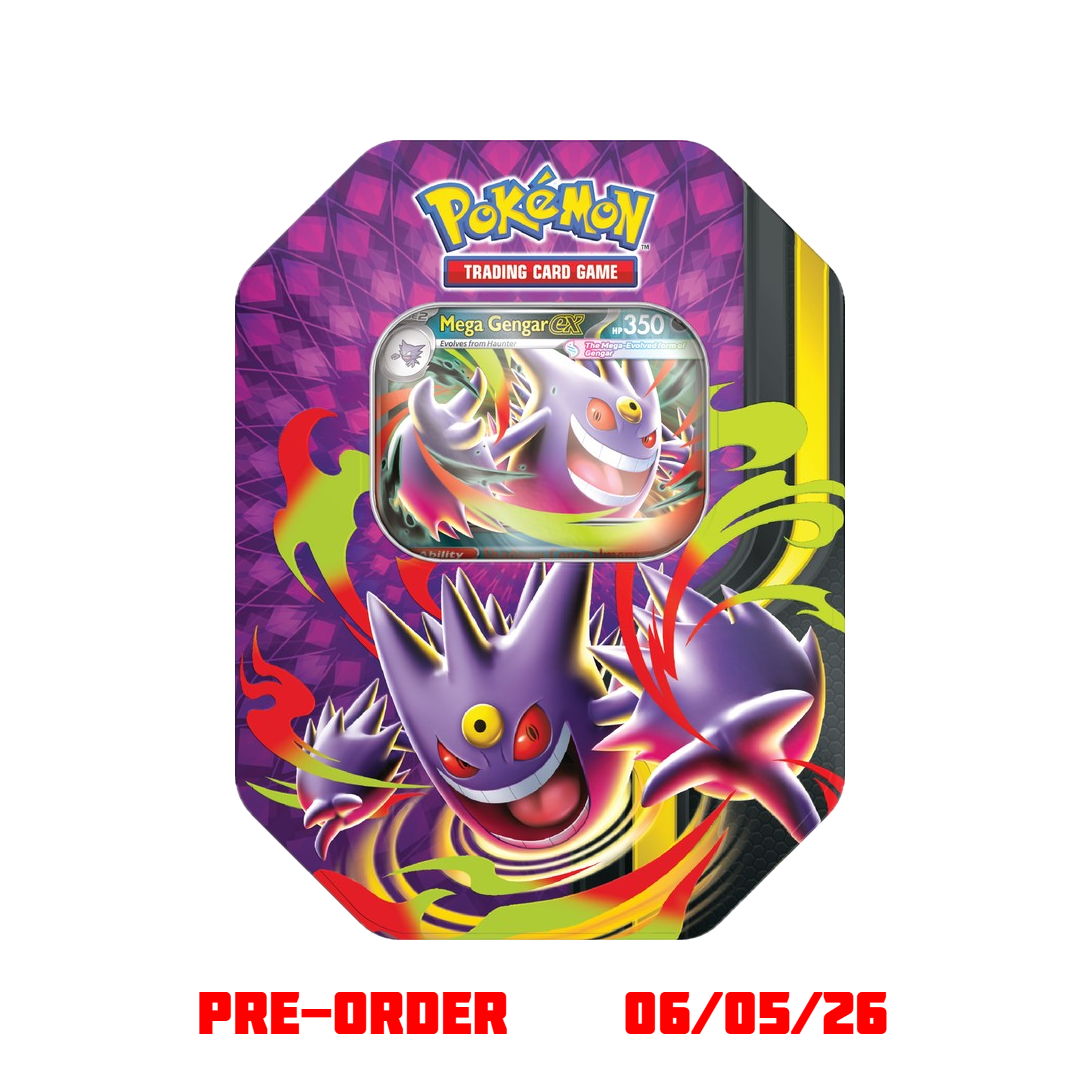 Mega Moonlit Tin - Mega Gengar ex Mega Moonlit Tin - Mega Gengar ex