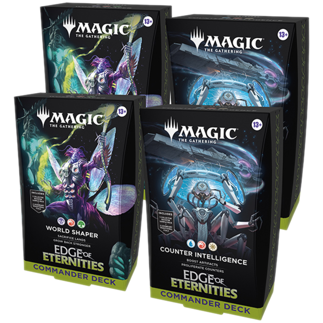 Magic the Gathering: Edge of Eternities Commander Deck Set of 4 - Poke-Collect