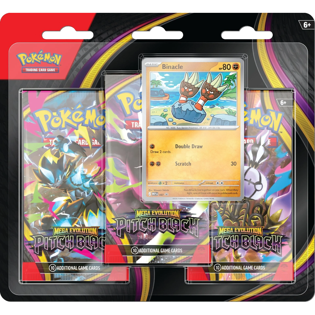 Pokemon Pitch Black 3 Pack Blister (French)
