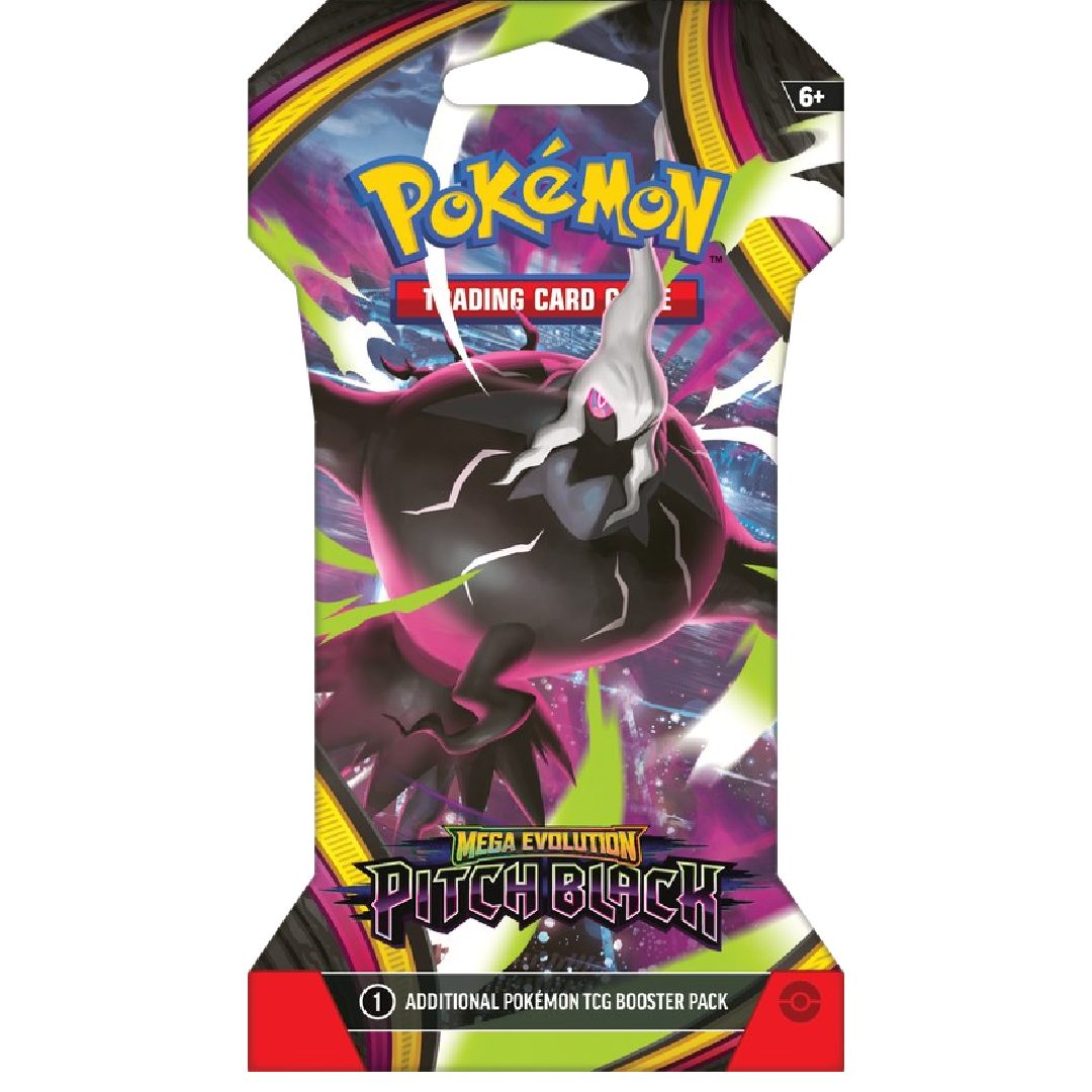 pokemon tcg: mega evolution sleeved booster pack Evolution: Pitch Black Phone Model:iPhone 15 Pro Variant_Shiny Vault Each booster contains ten Otter