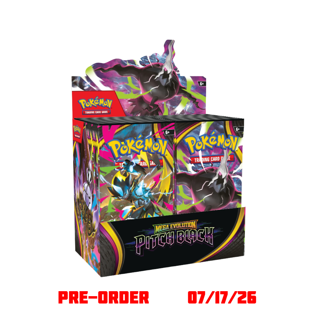 Mega Evolution: Pitch Black Booster Box (Early Bird Special) Mega Evolution: Pitch Black Booster Box (Early Bird Special)