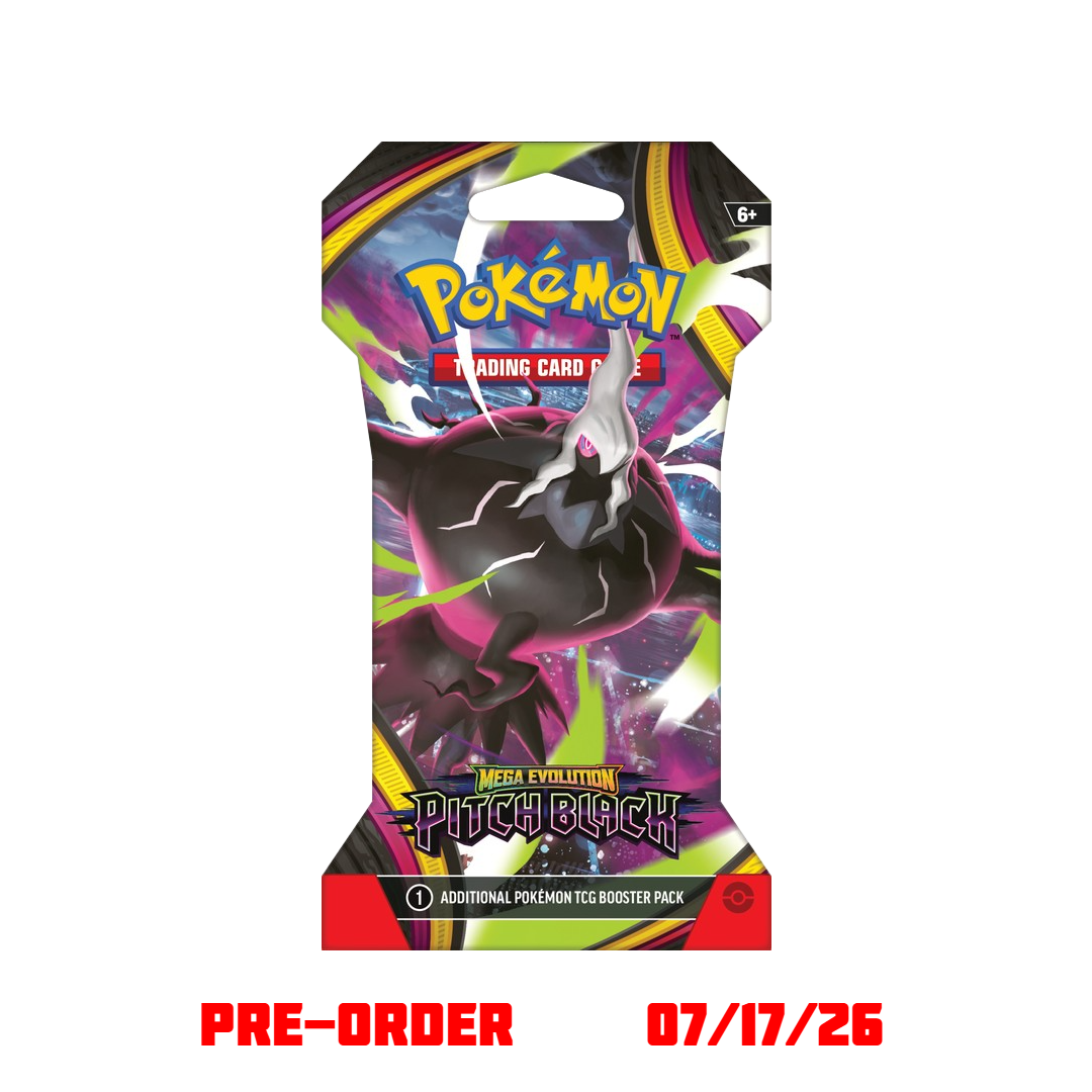 Mega Evolution: Pitch Black Sleeved Booster Pack (Early Bird Special)