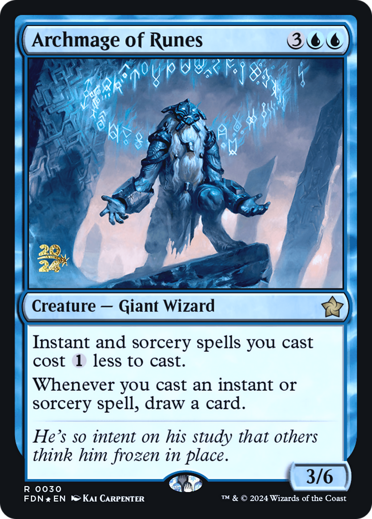 Archmage of Runes (PRE-030) - Foundations Promos Foil