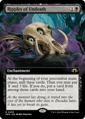 Ripples of Undeath (Extended Art) (MH3-455) - Modern Horizons 3: (Extended Art) Foil