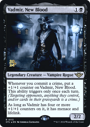 Vadmir, New Blood (PRE-113) - Outlaws of Thunder Junction Promos Foil