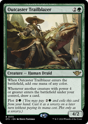 Outcaster Trailblazer (PPOTJ-173) - Outlaws of Thunder Junction Promos Foil