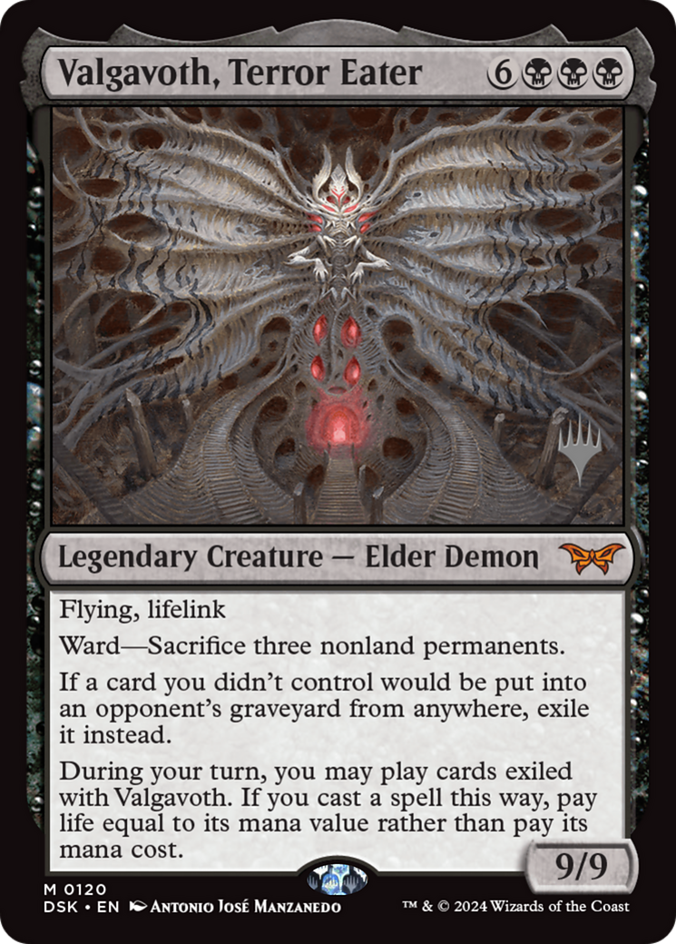 Valgavoth, Terror Eater (PPDSK-120) - Duskmourn: House of Horror Promos