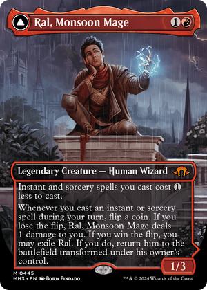 Ral, Monsoon Mage (Borderless) (MH3-445) - Modern Horizons 3 (Borderless)