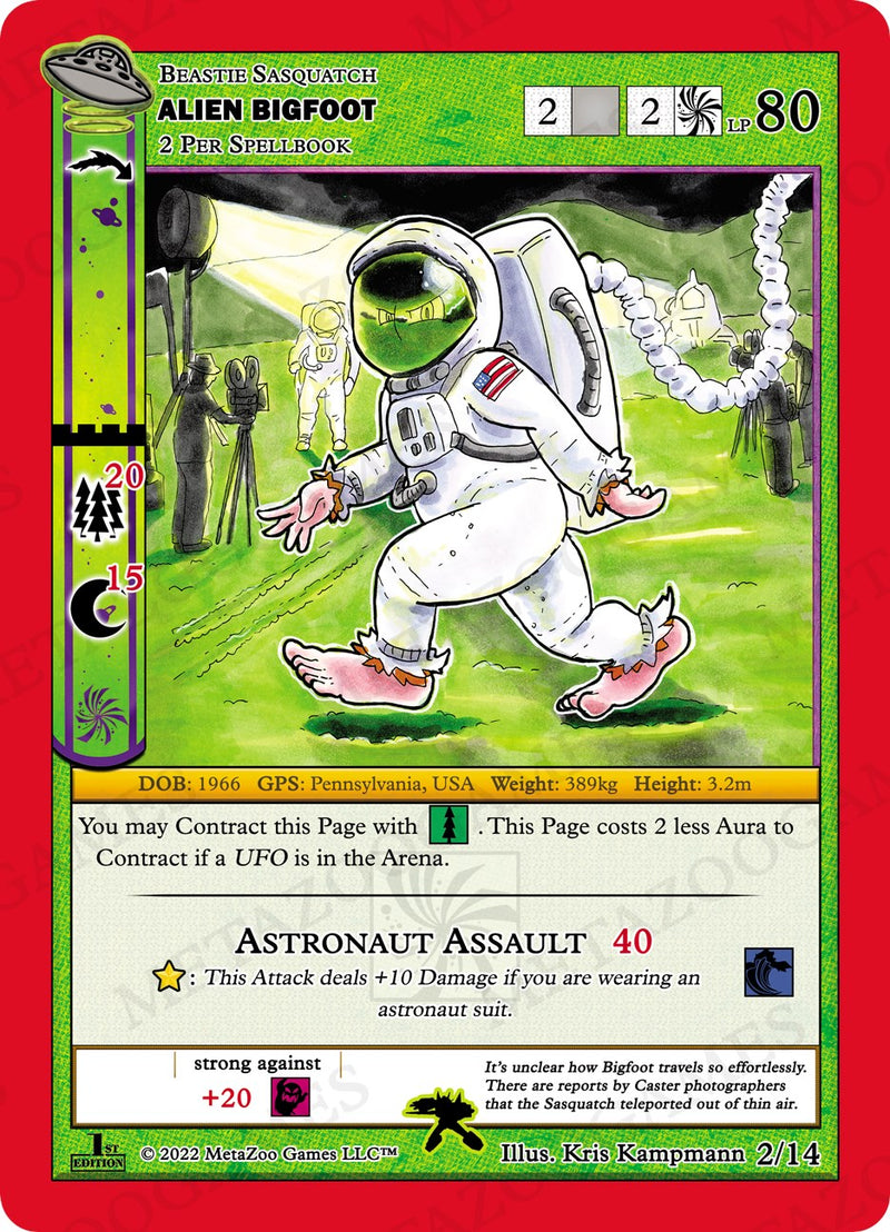 Alien Bigfoot [Cryptid Nation: UFO First Edition Tribal Theme Decks] - Poke-Collect