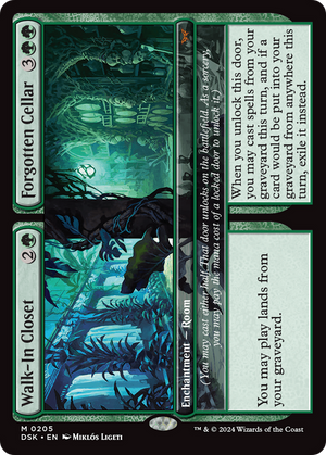 Walk-In Closet // Forgotten Cellar (DSK-205) - Duskmourn: House of Horror Foil