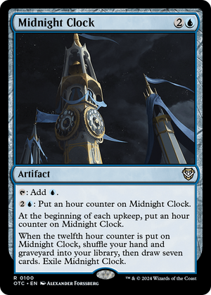 Midnight Clock (OTC-100) - Outlaws of Thunder Junction Commander