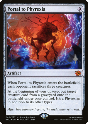 Portal to Phyrexia (PPBRO-240P) - The Brothers' War Promos Foil