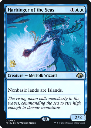 Harbinger of the Seas (PRE-063) - Modern Horizons 3 Promos Foil