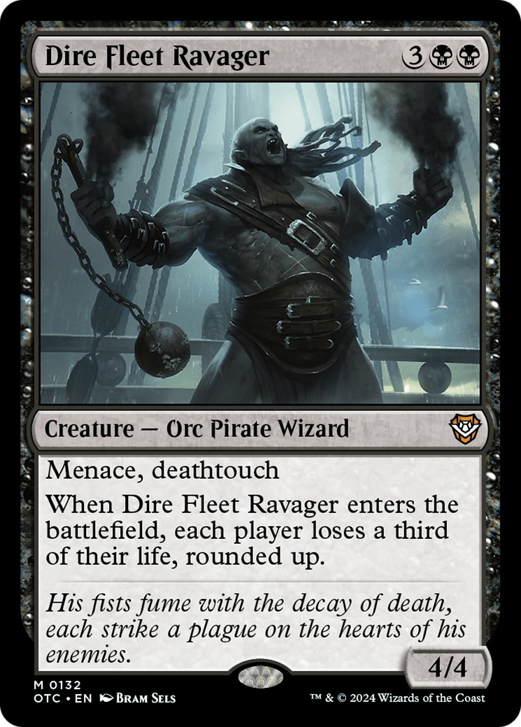 Dire Fleet Ravager (OTC-132) - Outlaws of Thunder Junction Commander - Poke-Collect