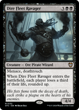 Dire Fleet Ravager (OTC-132) - Outlaws of Thunder Junction Commander - Poke-Collect