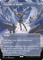 Crucible of Worlds (2X2-393) - Double Masters 2022 (Borderless) - Poke-Collect