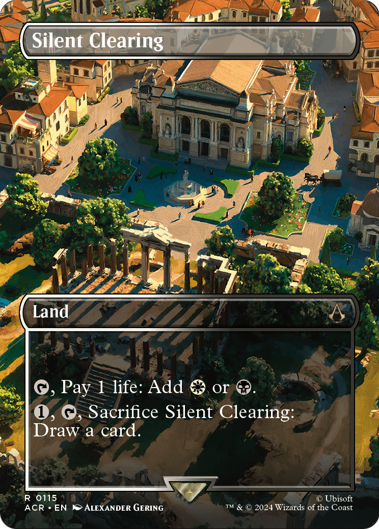 Silent Clearing (Borderless) (ACR-115) - Assassin's Creed (Borderless) Foil