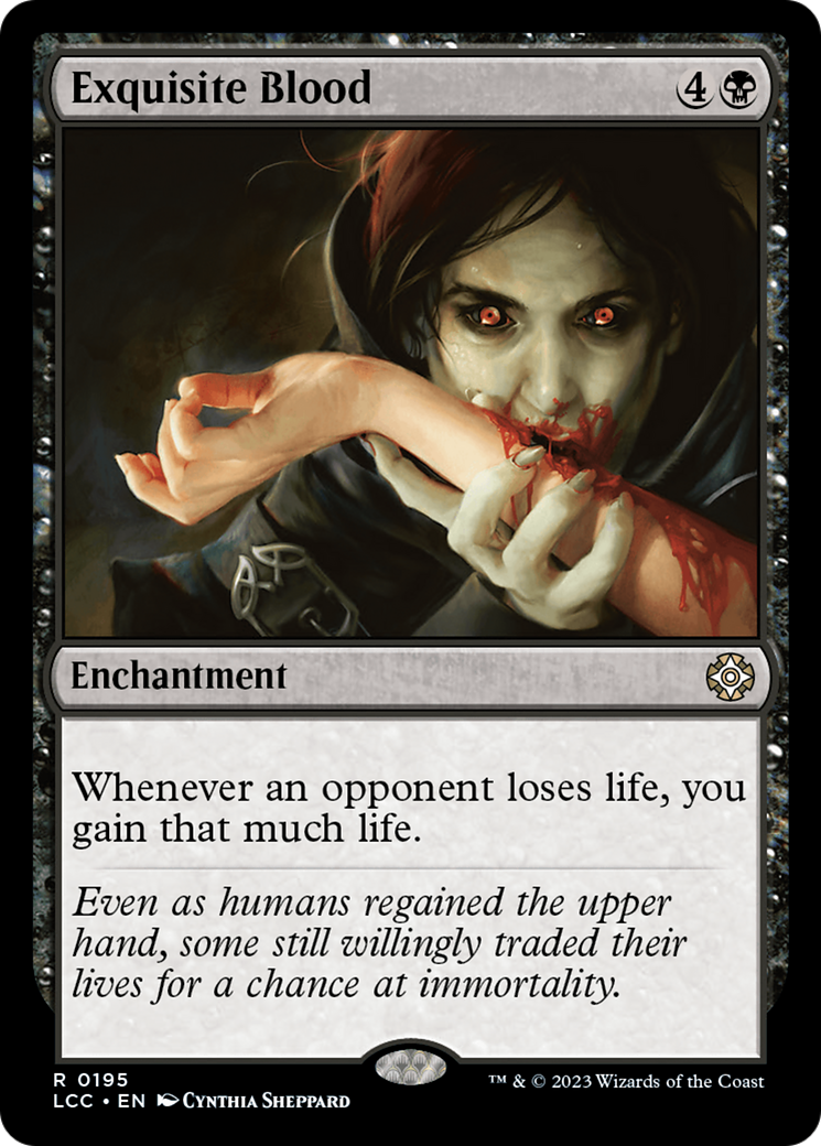 Exquisite Blood (LCC-195) - The Lost Caverns of Ixalan Commander - Poke-Collect