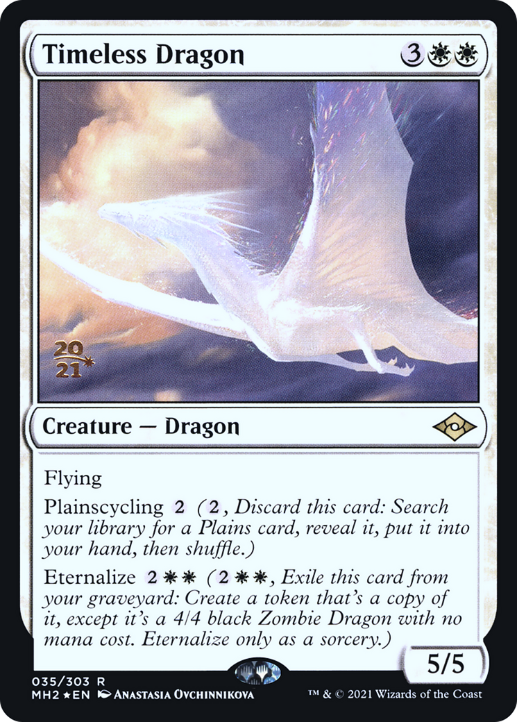 Timeless Dragon (PRE-035) - Modern Horizons 2 Promos Foil
