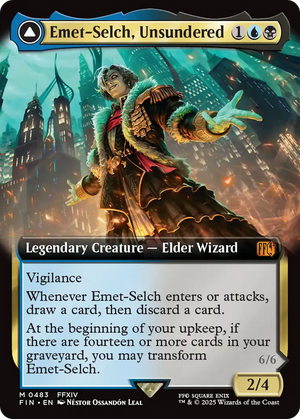 Emet-Selch, Unsundered // Hades, Sorcerer of Eld (FIN-483) - FINAL FANTASY: (Extended Art) Foil - Poke-Collect