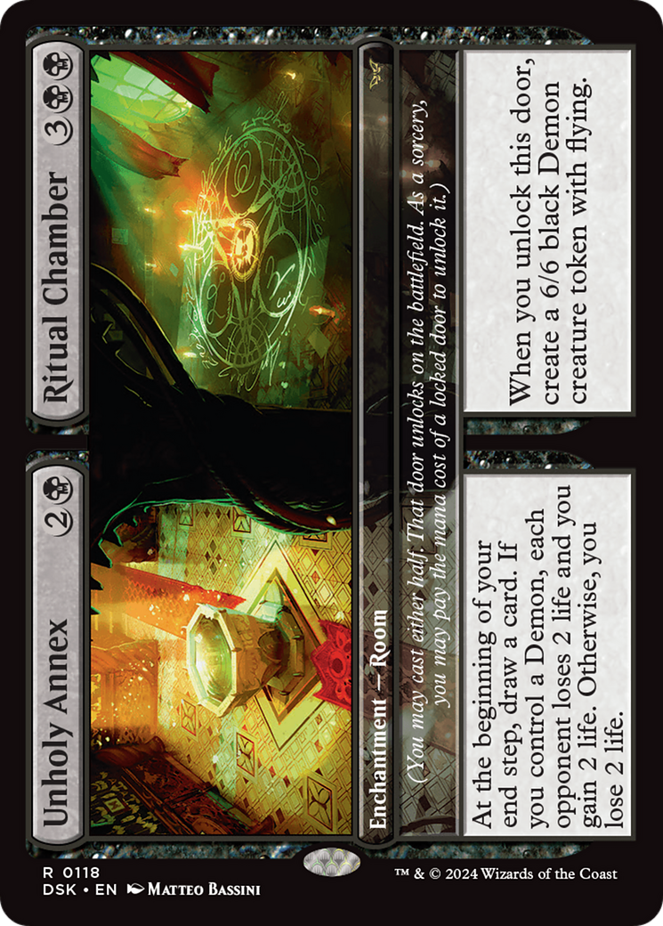 Unholy Annex // Ritual Chamber (DSK-118) - Duskmourn: House of Horror - Poke-Collect